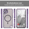 Coque arrière Phonesta AirFrost avec MagSafe pour Nothing CMF Phone 2 Pro - Violet mat 2