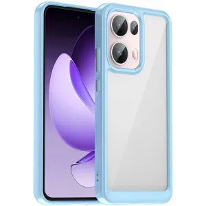 Coque arrière Phonesta Acrylic Hybrid pour Oppo Reno13 Pro - Bleu