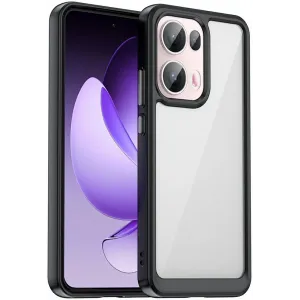 Coque arrière Phonesta Acrylic Hybrid pour Oppo Reno13 Pro - Noir