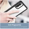 Coque arrière Phonesta Acrylic Hybrid pour Samsung Galaxy A36/A56 - Noir 4