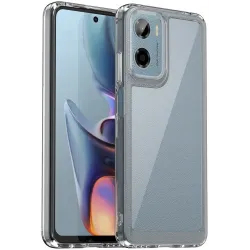 Coque arrière Phonesta Acrylic Hybrid pour Motorola Moto G05 / Moto E15 - Transparent