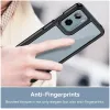 Coque arrière Phonesta Acrylic Hybrid pour Motorola Moto G05 / Moto E15 - Noir 5