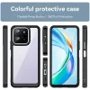 Coque arrière Phonesta Acrylic Hybrid pour HONOR X6a/X6b - Noir 8