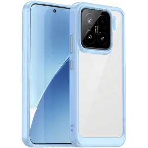 Coque arrière Phonesta Acrylic Hybrid pour Xiaomi 15 - Bleu