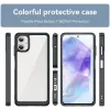 Coque arrière Phonesta Acrylic Hybrid pour Samsung Galaxy A06 4G - Noir 2