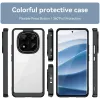 Coque arrière Phonesta Acrylic Hybrid pour Xiaomi Redmi Note 14 Pro Plus - Noir 2