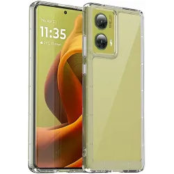Coque arrière Phonesta Acrylic Hybrid pour Motorola Moto G85 - Transparent