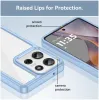 Coque arrière Phonesta Acrylic Hybrid pour Motorola Moto G75 - Bleu 6
