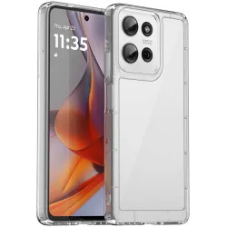 Coque arrière Phonesta Acrylic Hybrid pour Motorola Moto G75 - Transparent