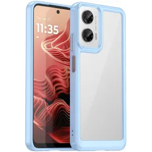 Coque arrière Phonesta Acrylic Hybrid pour Motorola Moto G35 - Bleu