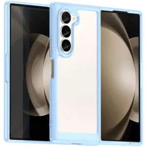 Coque arrière Phonesta Acrylic Hybrid pour Samsung Galaxy Z Fold 6 - Bleu