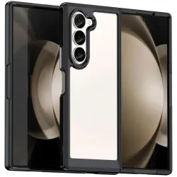 Coque arrière Phonesta Acrylic Hybrid pour Samsung Galaxy Z Fold 6 - Noir