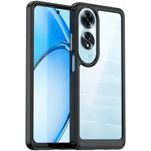Coque arrière Phonesta Acrylic Hybrid pour Oppo A60 4G - Noir
