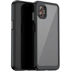 Coque arrière Phonesta Acrylic Hybrid pour Samsung Galaxy Xcover 7 Pro - Noir