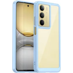 Coque arrière Phonesta Acrylic Hybrid pour Realme 14x / C75 - Bleu