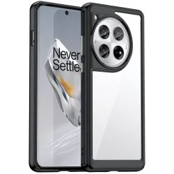 Coque arrière Phonesta Acrylic Hybrid pour OnePlus 12 - Noir
