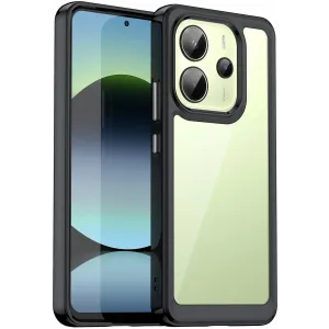 Coque arrière Phonesta Acrylic Hybrid pour Xiaomi Redmi Note 14 4G 164.8mm - Noir