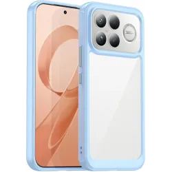 Coque arrière Phonesta Acrylic Hybrid pour Xiaomi Poco F8 Ultra - Bleu