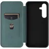 Coque portefeuille Phonesta Carbon Fiber Skin pour Samsung Galaxy S25 Plus - Vert foncé 6