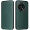 Coque portefeuille Phonesta Carbon Fiber Skin pour OnePlus 13 - Vert foncé