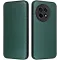 Coque portefeuille Phonesta Carbon Fiber Skin pour OnePlus 13R - Vert foncé