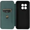 Coque portefeuille Phonesta Carbon Fiber Skin pour OnePlus 13R - Vert foncé 3