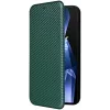 Coque portefeuille Phonesta Carbon Fiber Skin pour OnePlus 13R - Vert foncé 7