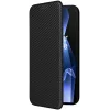 Coque portefeuille Phonesta Carbon Fiber Skin pour OnePlus 13R - Noir 7