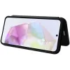 Coque portefeuille Phonesta Carbon Fiber Skin pour Samsung Galaxy A26 - Noir 3