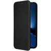 Coque portefeuille Phonesta Carbon Fiber Skin pour Xiaomi Poco X7 Pro - Noir 8