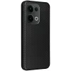 Coque portefeuille Phonesta Carbon Fiber Skin pour Oppo Reno13 - Noir 9