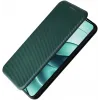 Coque portefeuille Phonesta Carbon Fiber Skin pour Xiaomi Redmi Note 14 4G - Vert foncé 6