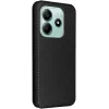 Coque portefeuille Phonesta Carbon Fiber Skin pour Xiaomi Redmi Note 14 4G - Noir 3