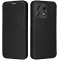 Coque portefeuille Phonesta Carbon Fiber Skin pour Motorola Edge 50 Pro - Noir