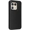 Coque portefeuille Phonesta Carbon Fiber Skin pour Motorola Edge 50 Ultra - Noir 8