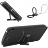 Coque portefeuille Phonesta Carbon Fiber Skin pour Motorola Moto G35 - Noir 7