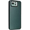 Coque portefeuille Phonesta Carbon Fiber Skin pour Asus Zenfone 12 Ultra - Vert foncé 3