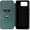 Coque portefeuille Phonesta Carbon Fiber Skin pour Asus Zenfone 12 Ultra - Vert foncé 4