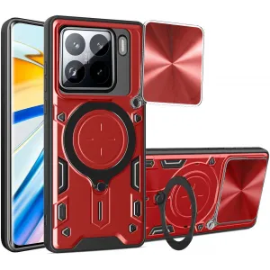 Coque arrière Phonesta CamLock pour Xiaomi 15 - Rouge