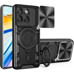 Coque arrière Phonesta CamLock pour Motorola Edge 70 - Noir