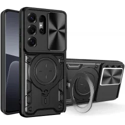 Coque arrière Phonesta CamLock pour Samsung Galaxy S26 Ultra - Noir