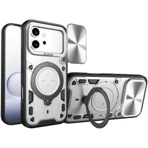 Coque arrière Phonesta CamLock pour HONOR 600/600 Pro - Argent