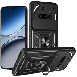 Coque arrière Phonesta CamShield pour Nothing Phone (3a) - Noir