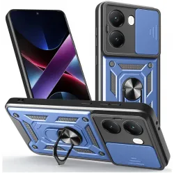 Coque arrière Phonesta CamShield pour Xiaomi Poco X7 Pro - Bleu