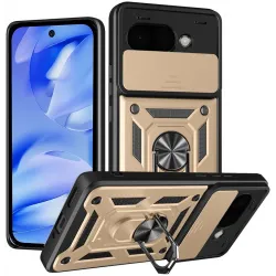 Coque arrière Phonesta CamShield pour Google Pixel 9a - Or