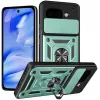 Coque arrière Phonesta CamShield pour Google Pixel 9a - Vert