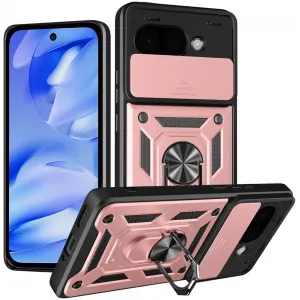Coque arrière Phonesta CamShield pour Google Pixel 9a - Or rose