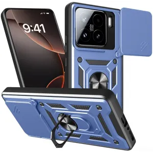 Coque arrière Phonesta CamShield pour Xiaomi 15 - Bleu