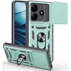 Coque arrière Phonesta CamShield pour Xiaomi Redmi Note 14 5G - Vert