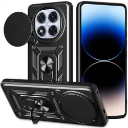 Coque arrière Phonesta CamShield pour Xiaomi Redmi Note 14 Pro Plus - Noir